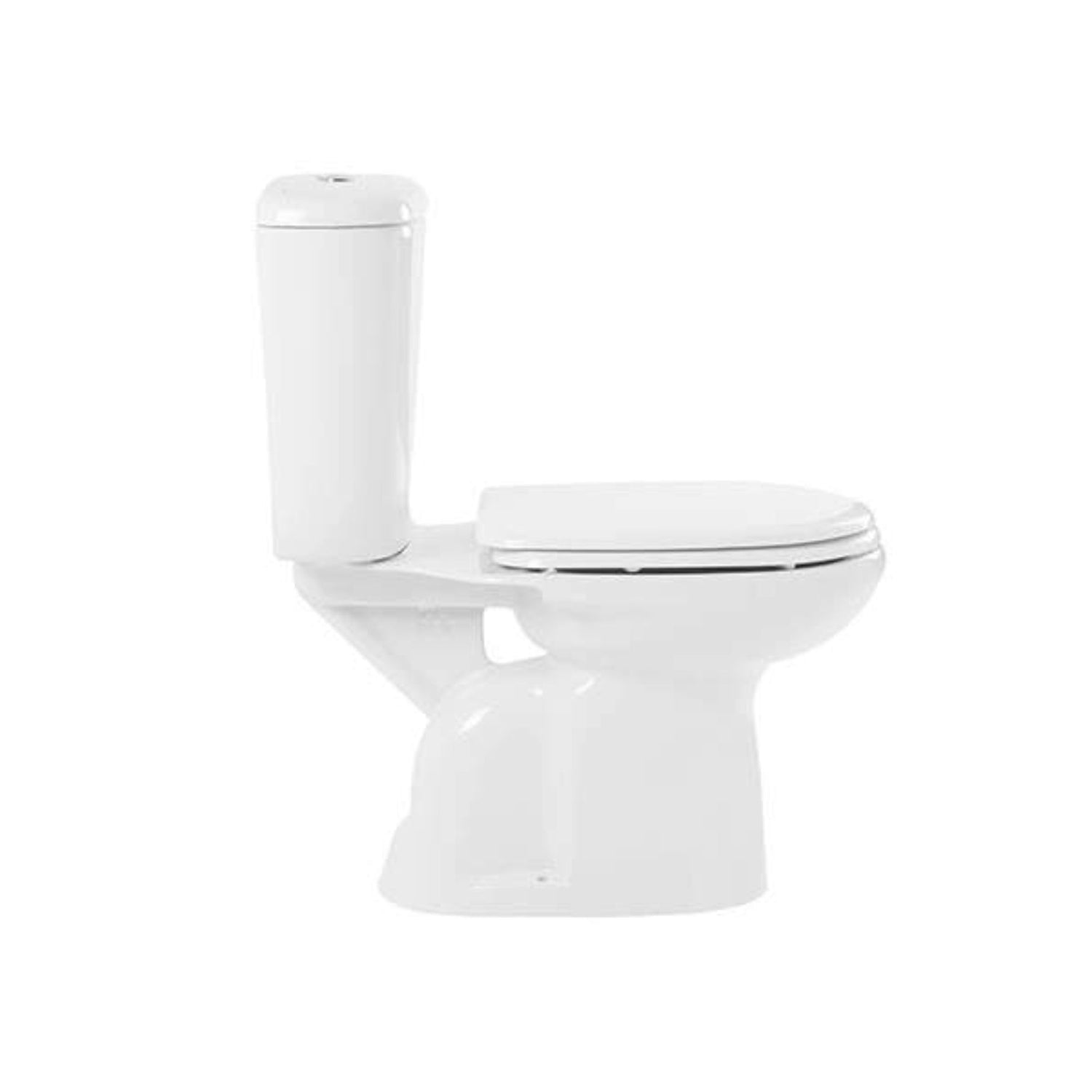 Pack sanita Sanindusa Luxor branco, visto de perfil, em fundo branco.