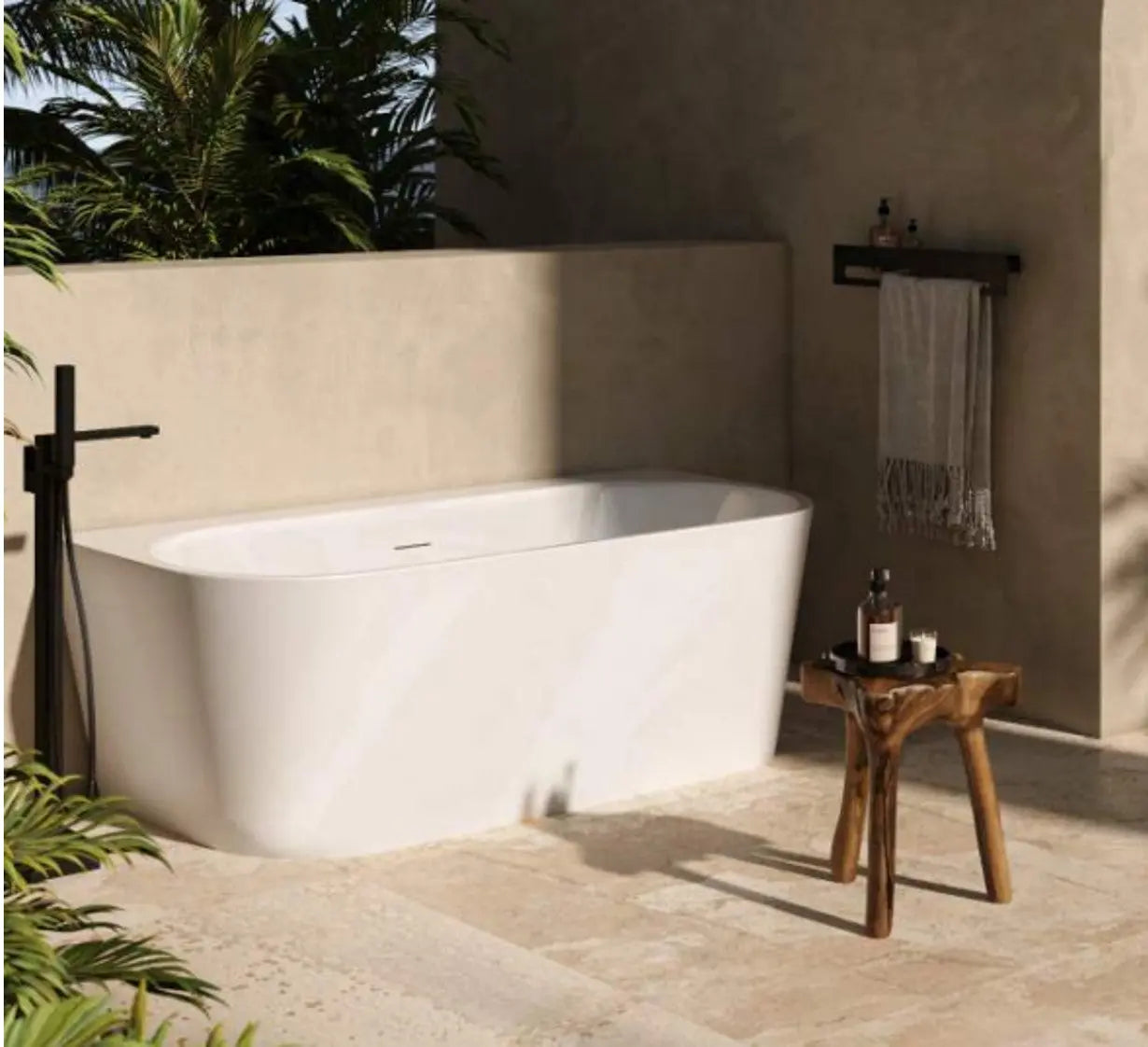 Banheira LUPPY 170x80 branco interior brilho | Showerbox SHOWERBOX