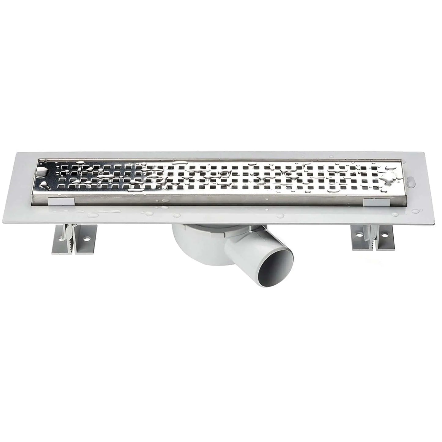 Calha de duche 80cm UPDRAIN com grelha quadriculada inox | SA6068OQ MACOLUSA