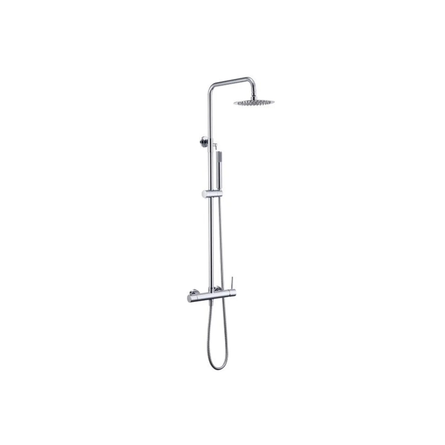 Transforme o seu espaço de banho num refúgio de luxo com a coluna de duche MONZA da Imex. O seu acabamento em cromado transmite sofisticação, enquanto o design minimalista adapta-se a qualquer casa de banho moderna. 