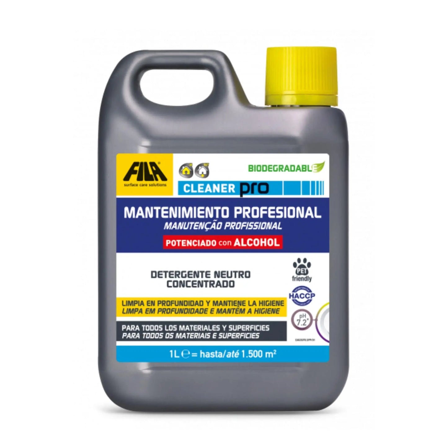 Detergente Neutro Concentrado Fila Cleaner Pro 1L Macolusa