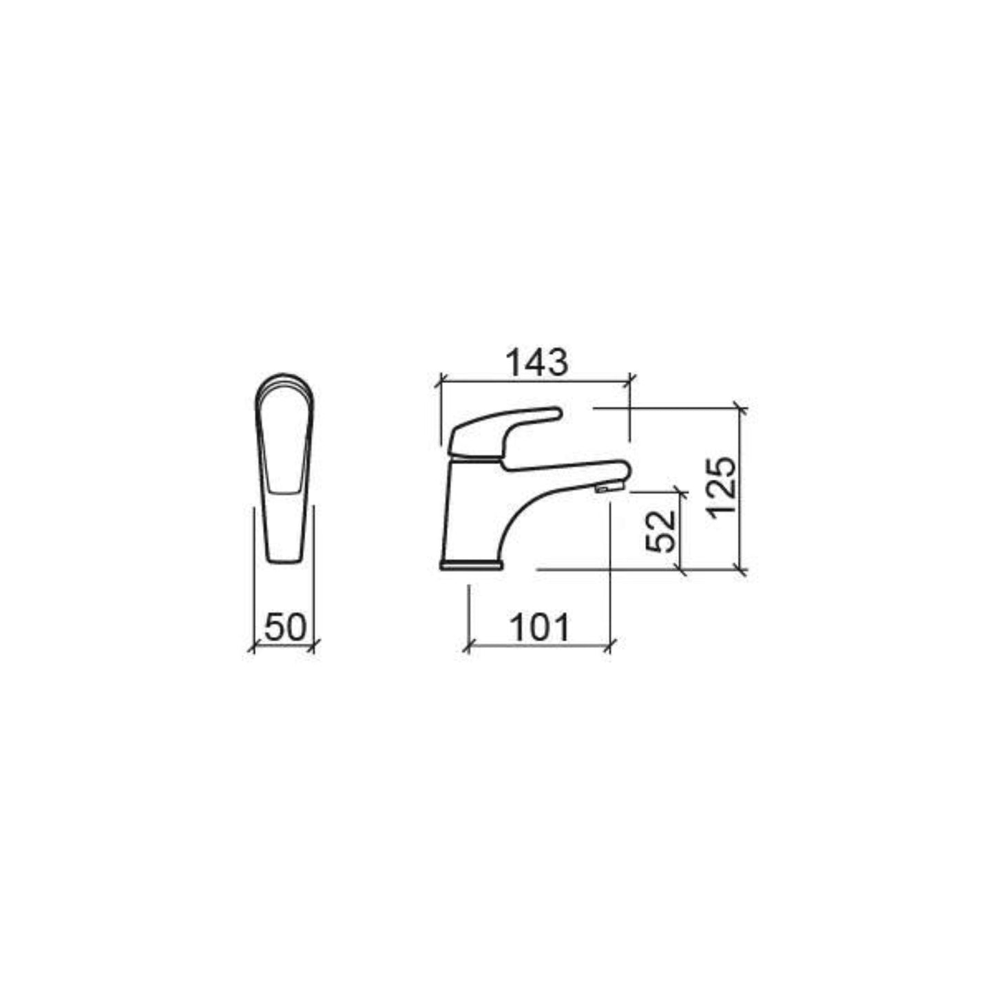 Torneira de Lavatório Sanindusa Easy Cromada SANINDUSA
