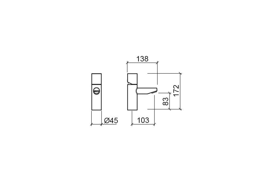 Torneira de Lavatório Sanindusa Single Plus Cromada SANINDUSA