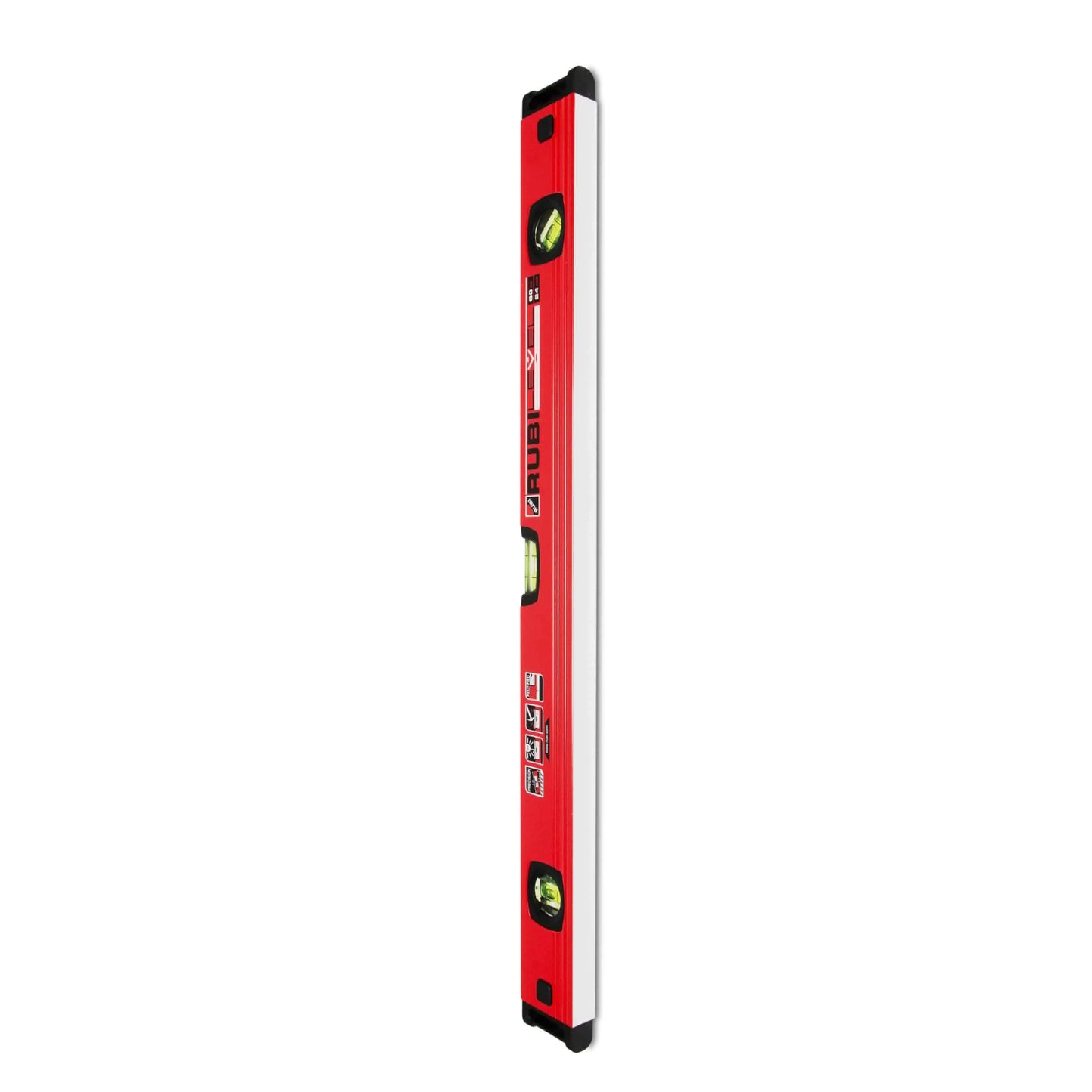 Nível tubular em alumínio Rubilevel Rubi de 80 cm com ampolas de precisão