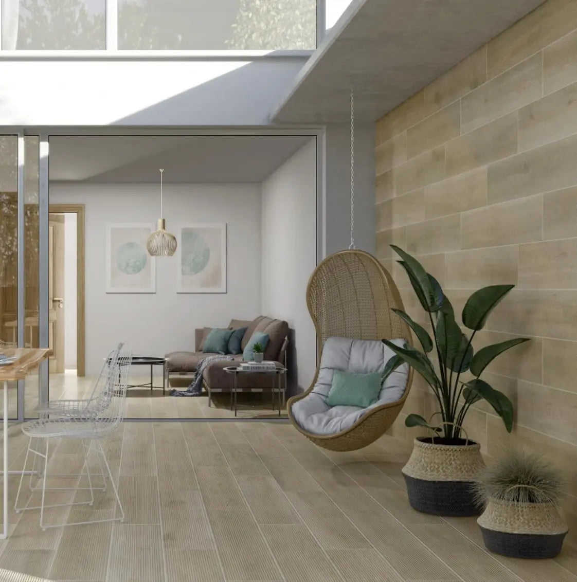 Pavimento cerâmico 23x120 cm BOREAL haya 1ª | Pamesa PAMESA