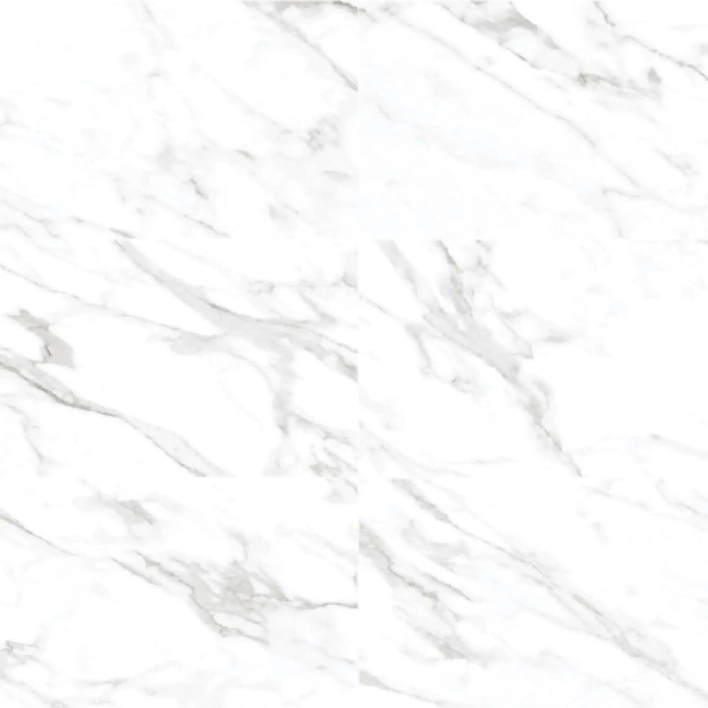 alt='Detalhe do pavimento cerâmico Calacatta Titanio, mostrando os seus veios cinzentos intensos sobre um fundo branco.'