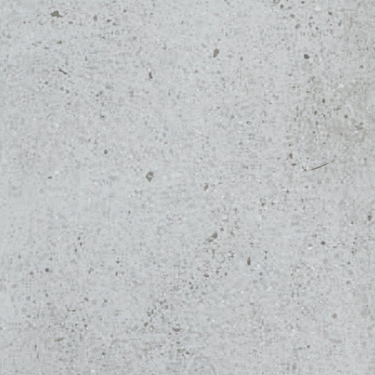 Pormenor da textura do pavimento cerâmico Pamesa Vita Gris 60x60, mostrando o efeito granulado cinza claro.