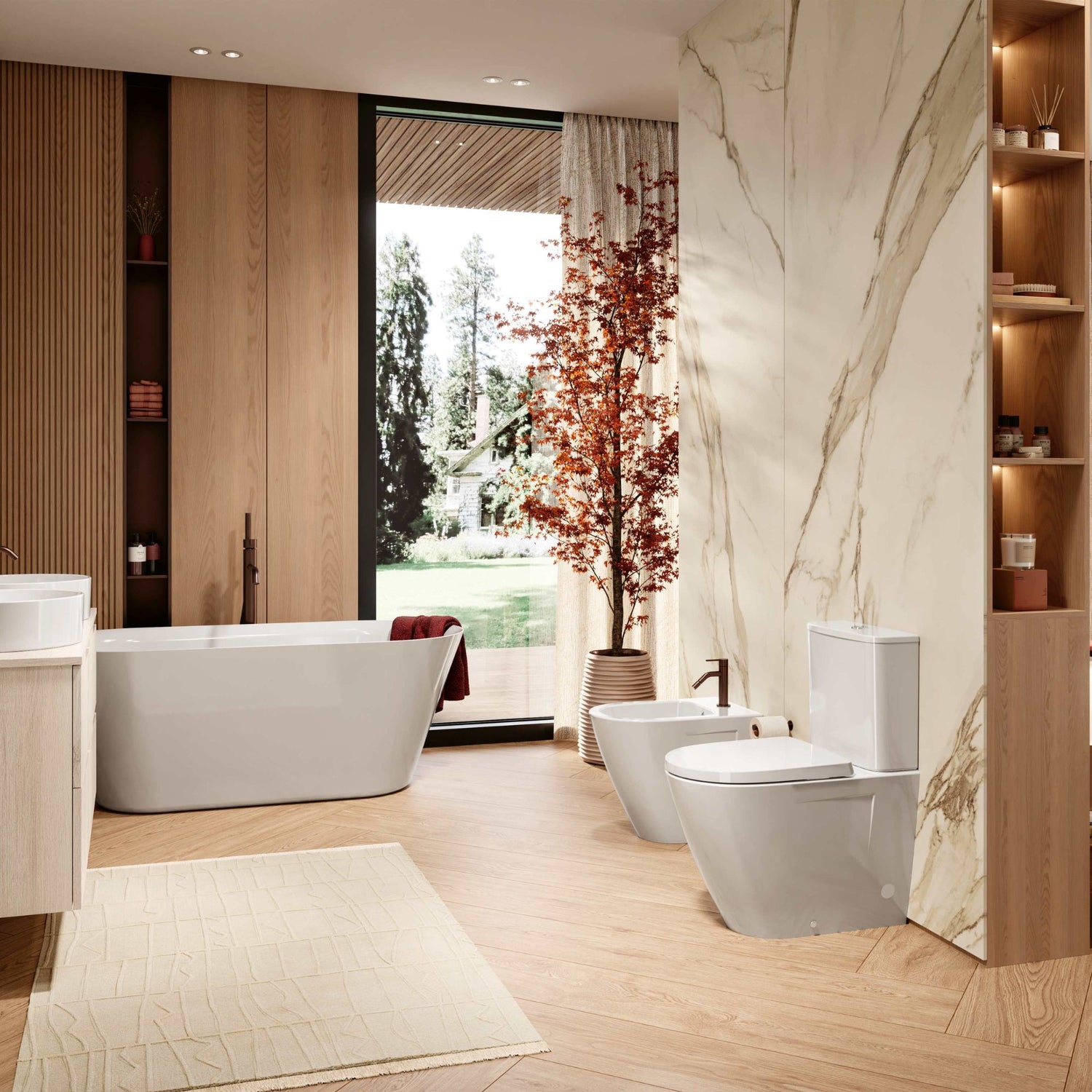 Conjunto Sanita Compacta Sanitana Ruby Btw 64 Vortex Branca