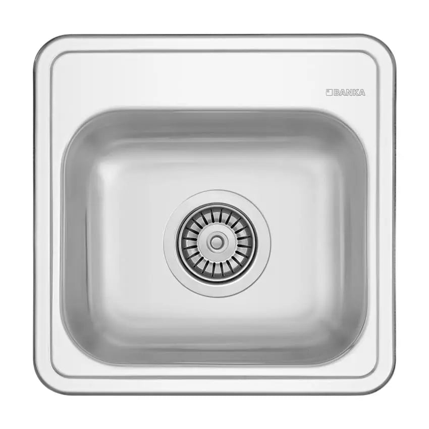 Lava louça INOX 381x381 de 1 pia | E12153NP INAREL
