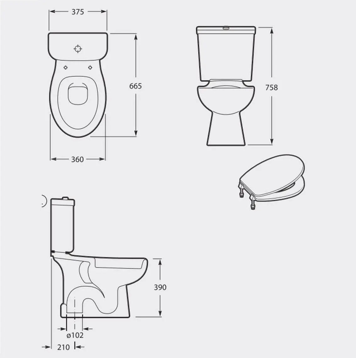 Pack Sanita POLO Compacta ZOOM - WM821017Z00BWFE / WM821017Z00BPFE