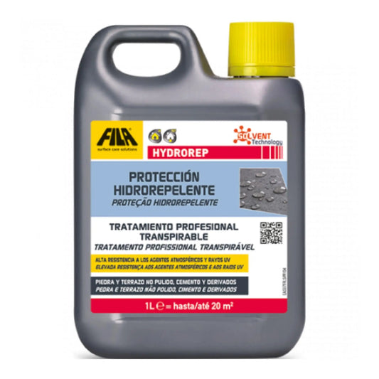 Embalagem de 1 litro do impermeabilizante Fila Hydrorep