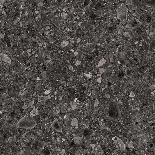 Pavimento Cerâmico Dominó 60x60cm Evostone Gran Black 1a DOMINÓ