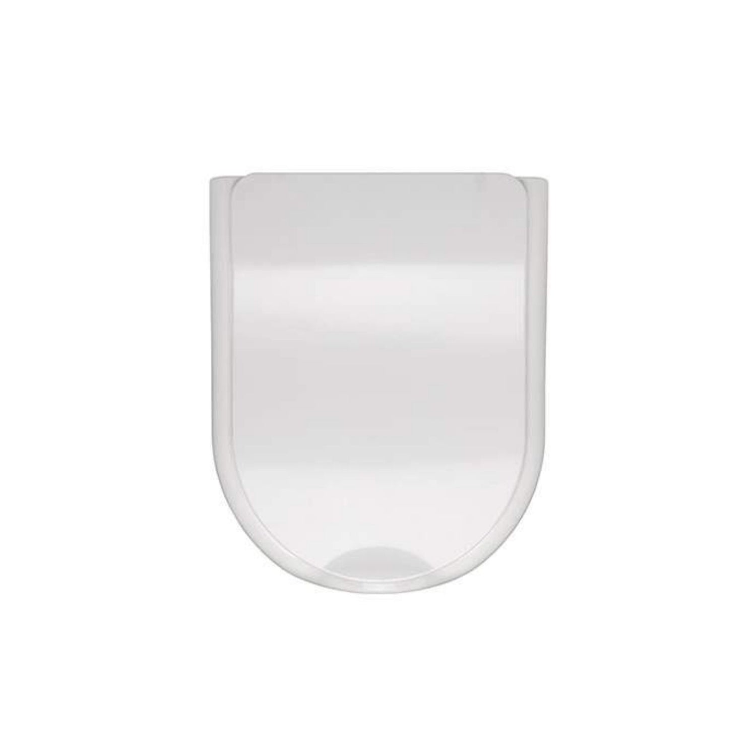 Tampo de sanita branco Sanindusa New Wc Care com design ergonómico fechado.