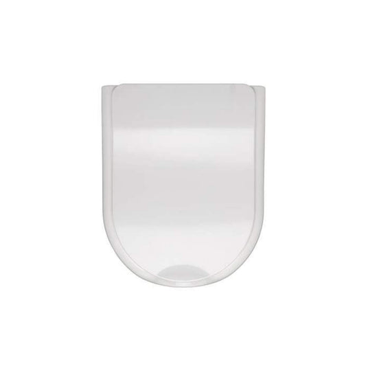 Tampo de sanita branco Sanindusa New Wc Care com design ergonómico fechado.