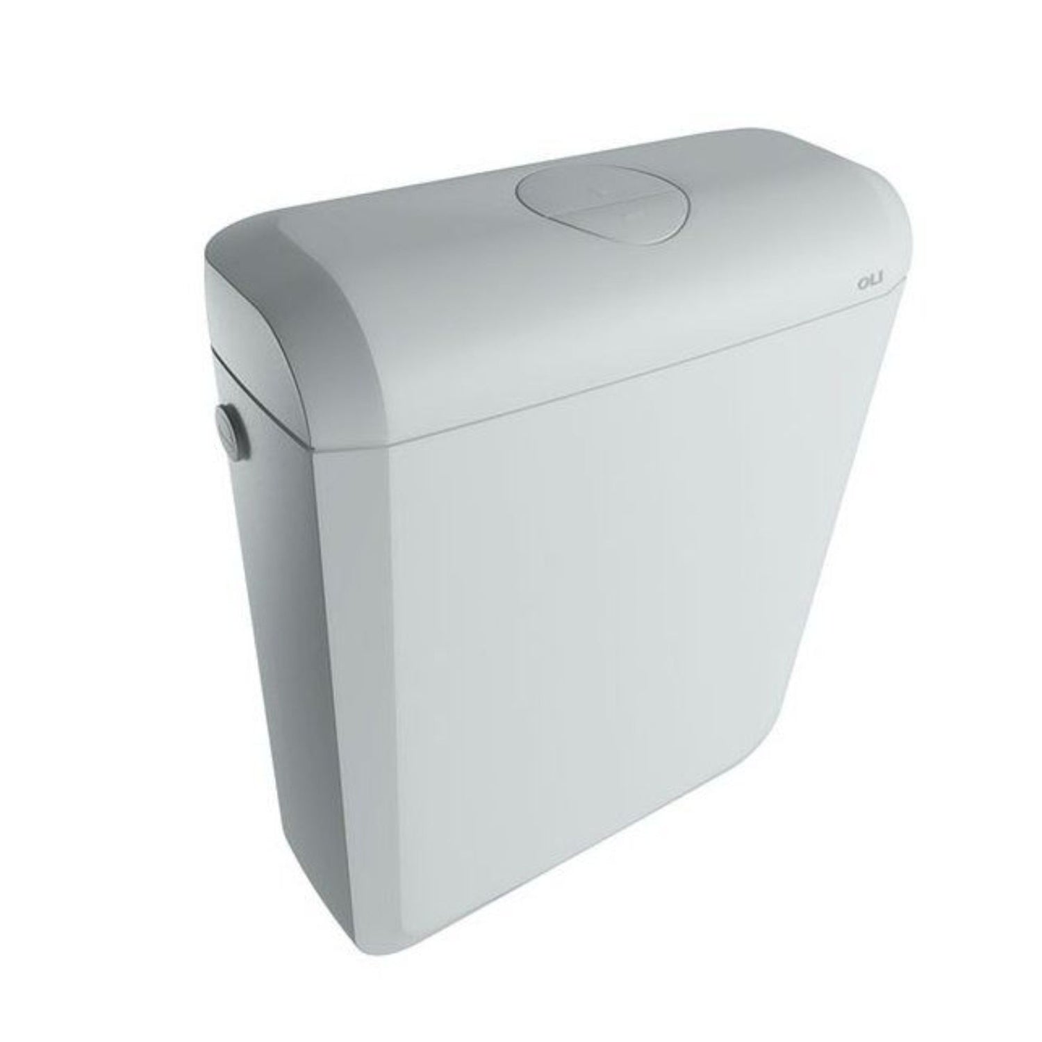 Autoclismo OLI Onix Plus branco com descarga dupla e sistema de fixação versátil
