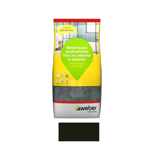 Betume para juntas WEBERCOLOR PREMIUM + classic antracite 5kg | Weber WEBER