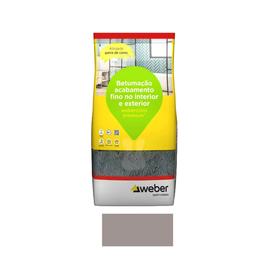 Betume para juntas WEBERCOLOR PREMIUM + classic taupe 5kg | Weber WEBER