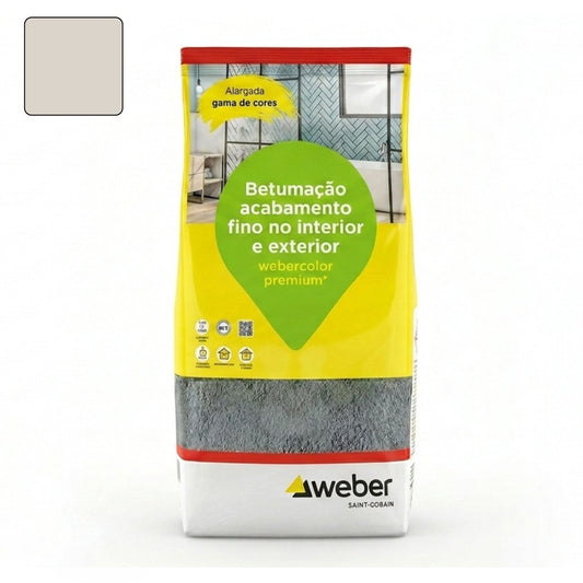 Betume para Juntas Webercolor Premium + Classic Quartzo 5kg