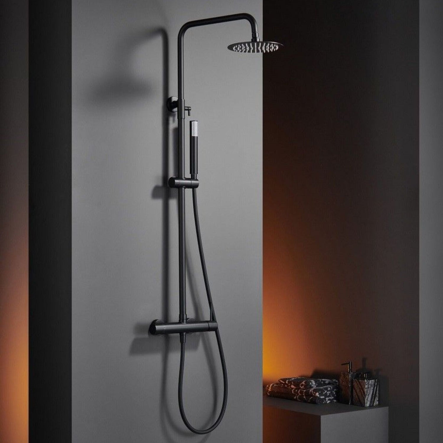Coluna De Duche Imex Monza Preto Mate Macolusa coluna-de-duche-imex-monza-preto-mate-macolusa