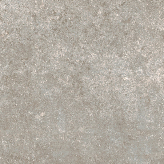 Pormenor da textura cimentícia cinza do pavimento Eaton Ash 45x45.