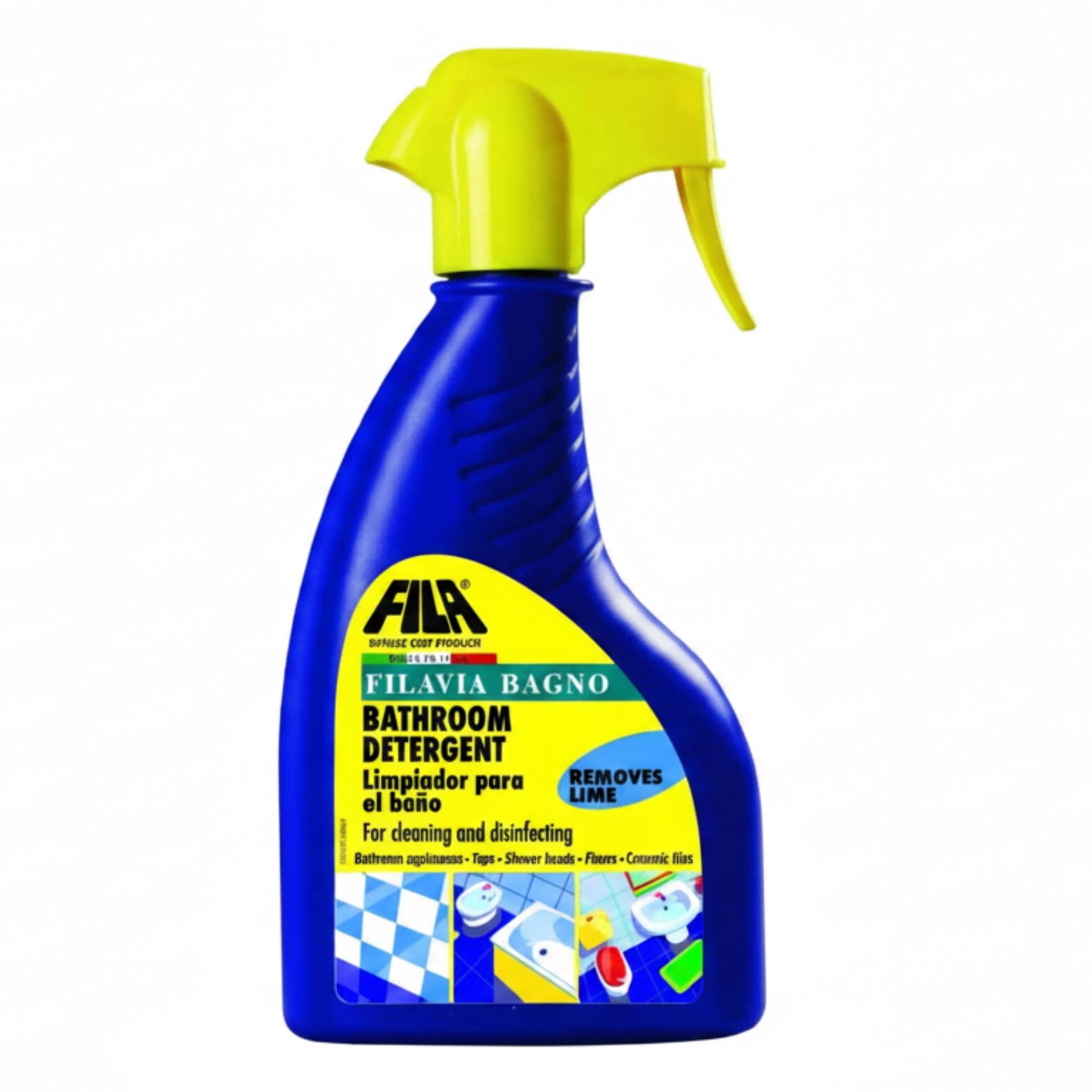 Detergente Anticalcário Fila Via Bagno 500ml Macolusa