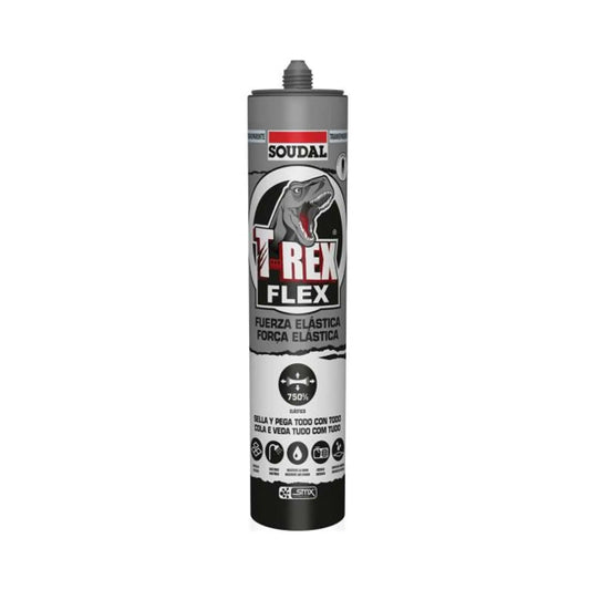Cola e veda T-REX FLEX transparente 290ml | 157451 | Soudal SOUDAL