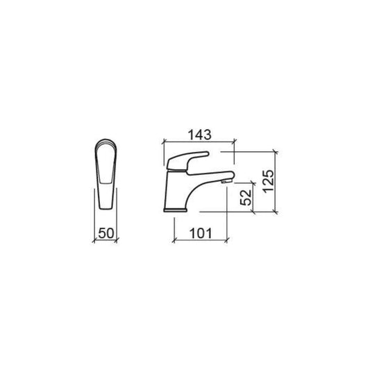 Torneira de Lavatório Sanindusa Easy Cromada SANINDUSA