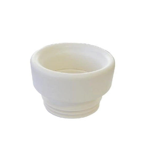 Fita canhão Ctesi branca em PVC para ligação direta de sanita a esgoto, compatível com tubos de 90 a 110 mm