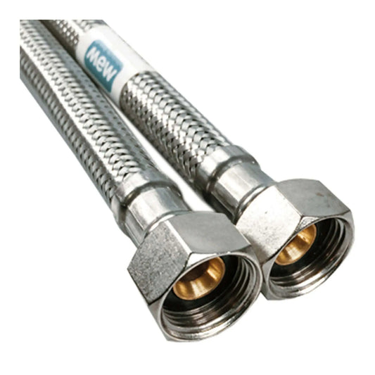 Ligação Malha Aço Mebra F/F 3/8 x 3/8 MEBRA