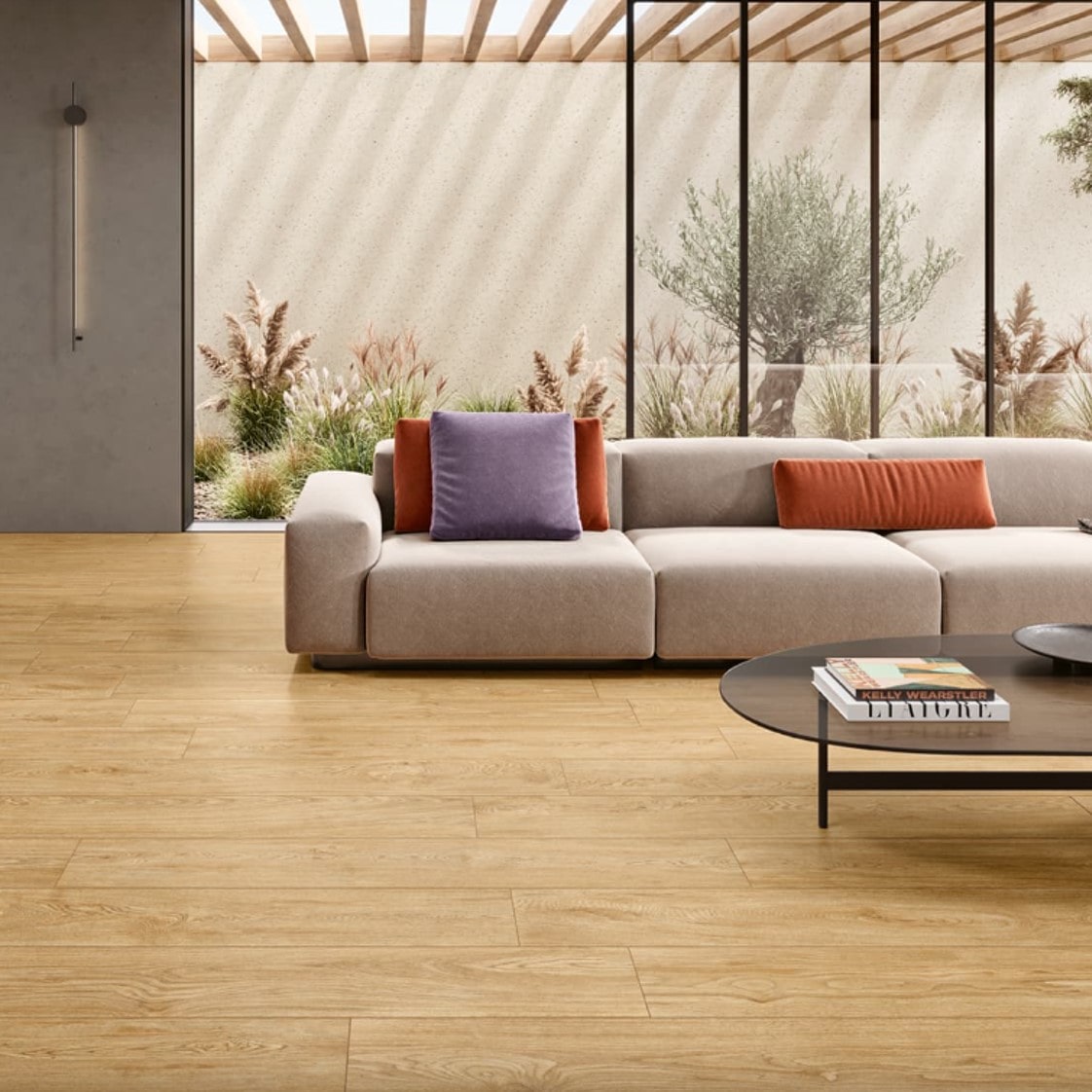 Pavimento cerâmico 20x100 cm WOODLINE beige 1ª | Love Tiles