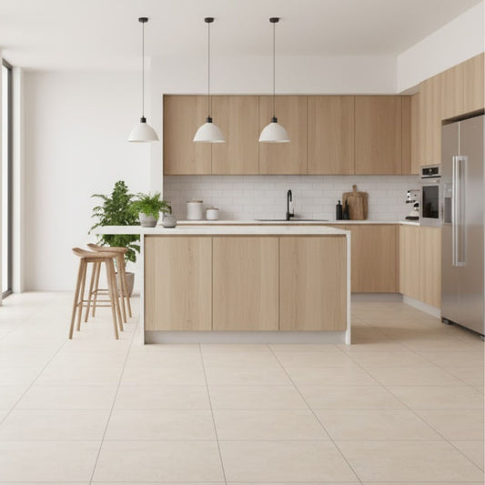 Pavimento Cerâmico 60,8x60,8cm Cosy Beige Eco RECER