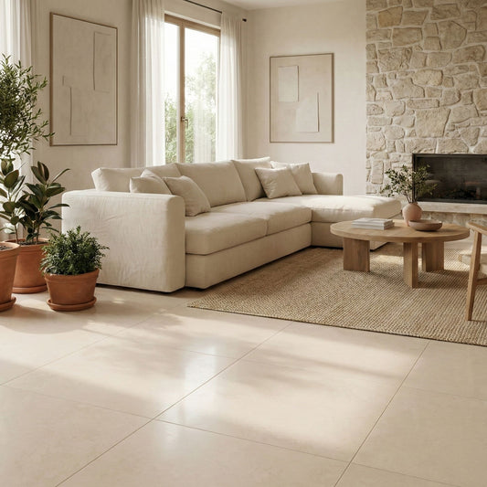 Pavimento Cerâmico 60,8x60,8cm Cosy Beige 1a