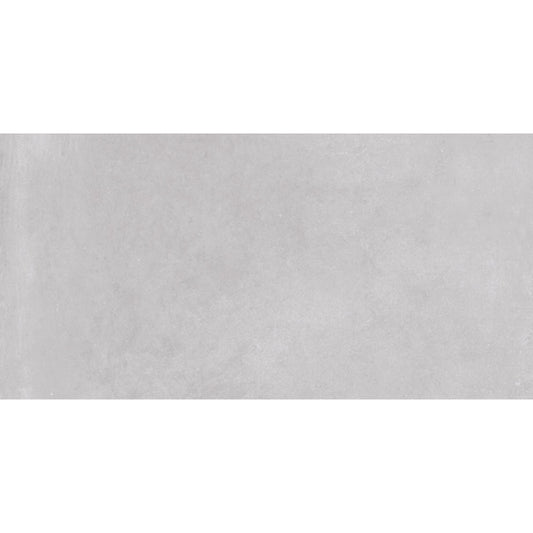 Peça individual de pavimento cerâmico Dominó Urban Light Grey 30x60cm com efeito cimento suave