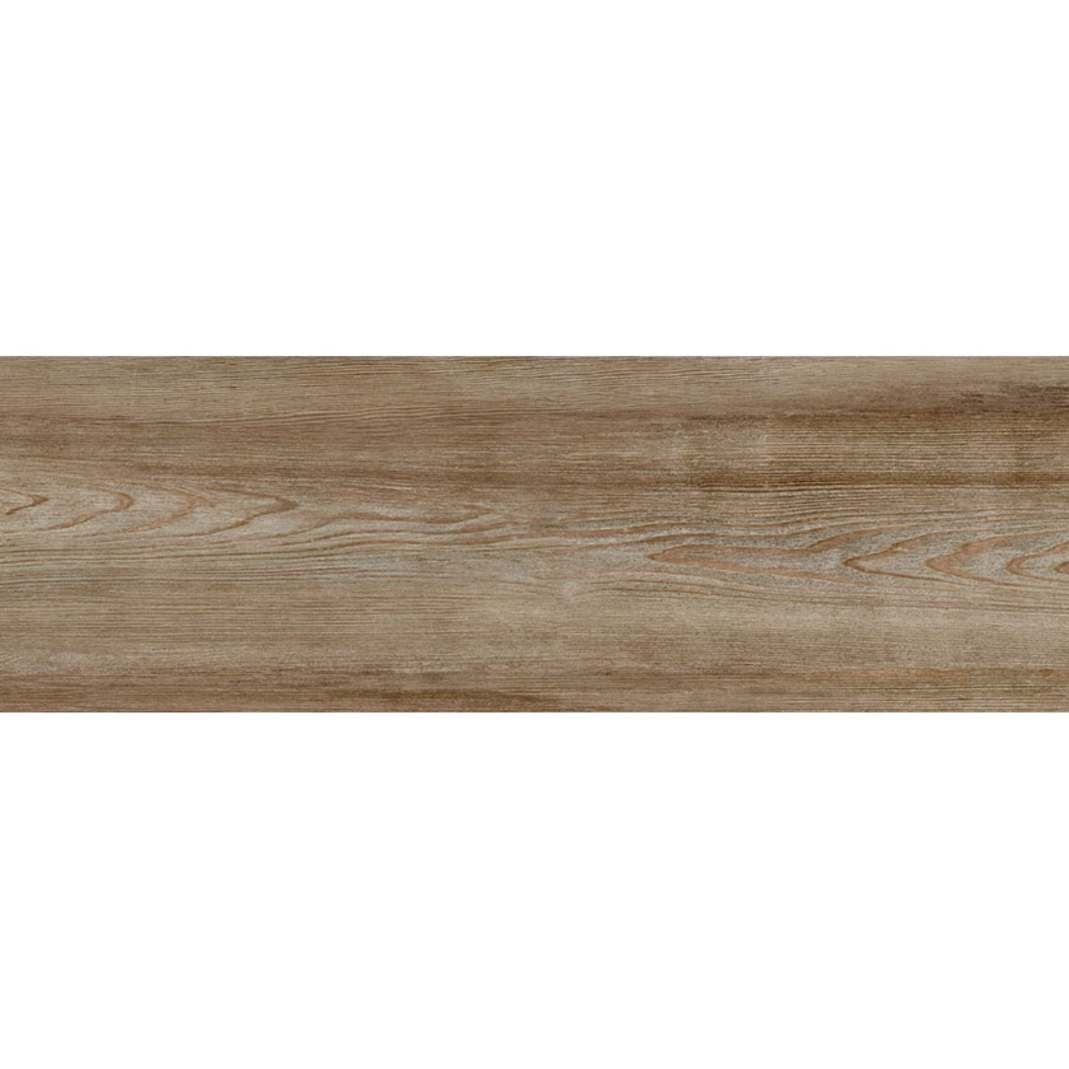 Régua de pavimento cerâmico Fusta Roble 19x57cm com efeito madeira carvalho.