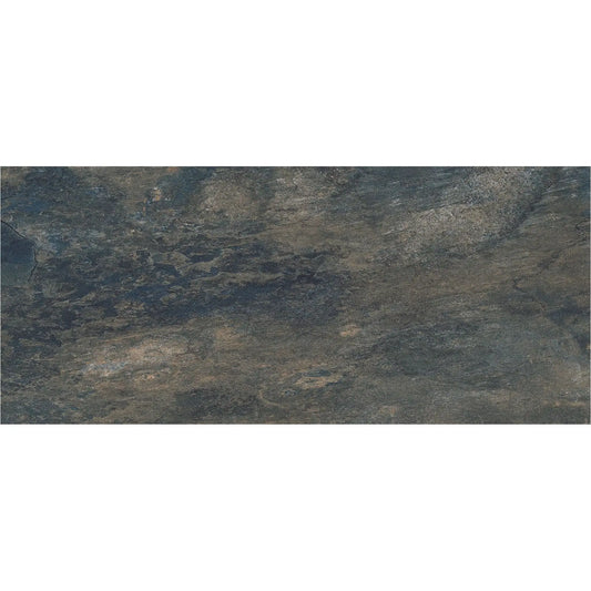 Alt text: 'Pavimento Cerâmico SPLASH Slate Indian 30x60 cm com padrão de ardósia.'