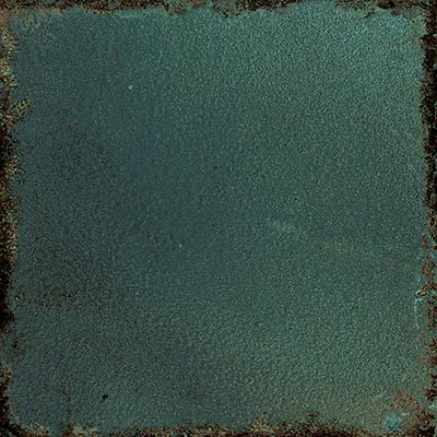 Alt text: 'Revestimento cerâmico decorado Aleluia Luca Jade 20x20cm visto de perto'