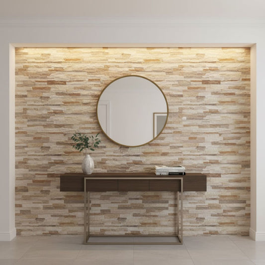 Revestimento Cerâmico Pamesa 34x50cm Gales Mix 1a PAMESA em ambiente de hall