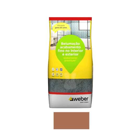 Betume para juntas WEBERCOLOR PREMIUM + urban cacau 5kg | Weber WEBER