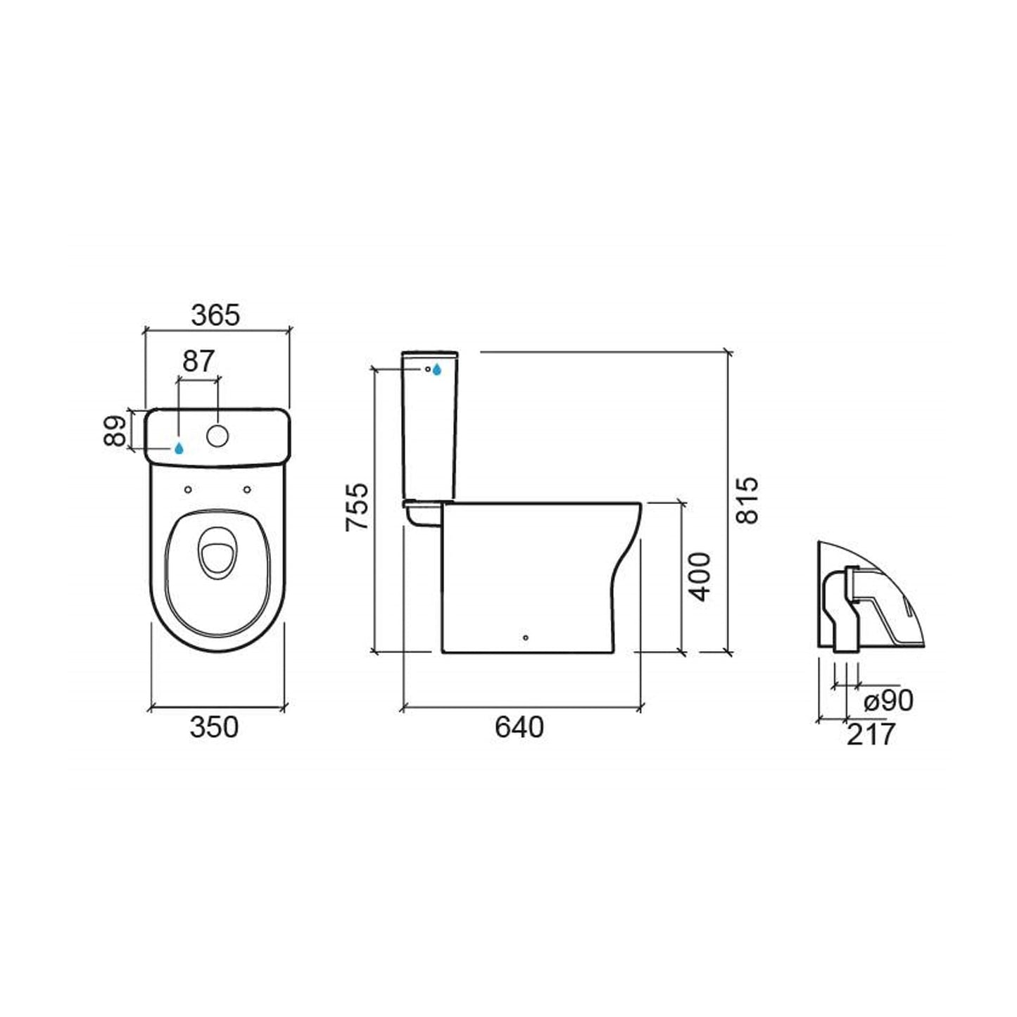 Sanita WINNER compacta rimflush | 142021004 | Sanindusa