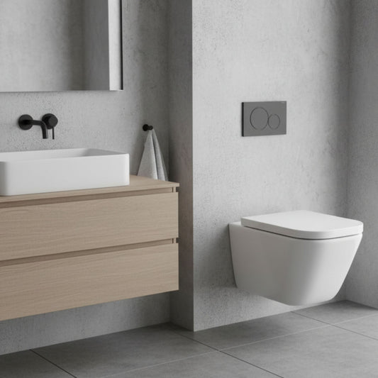 Sanita THE GAP SQUARE Suspensa Rimless ROCA - A34647L000