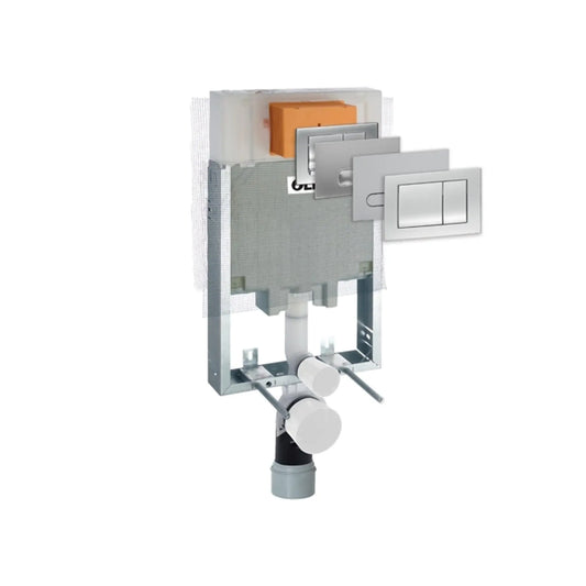 Estrutura de sanita OLI80 SIMFLEX com placa bound cromado | CR01000880208 | Oli OLI