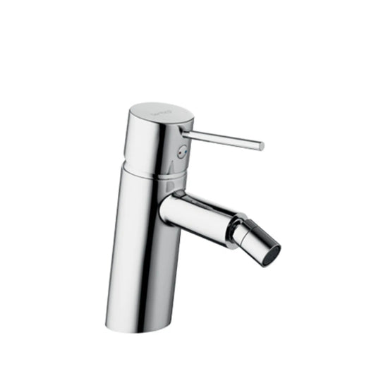 alt='Torneira de bidé monocomando Sanitana Unic com corpo cilíndrico, acabamento cromado e rótula orientável.'