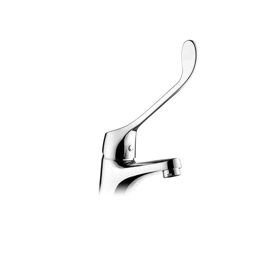 Alt text= 'Torneira de lavatório ECO com manipulo clinico cromada- Sanindusa'