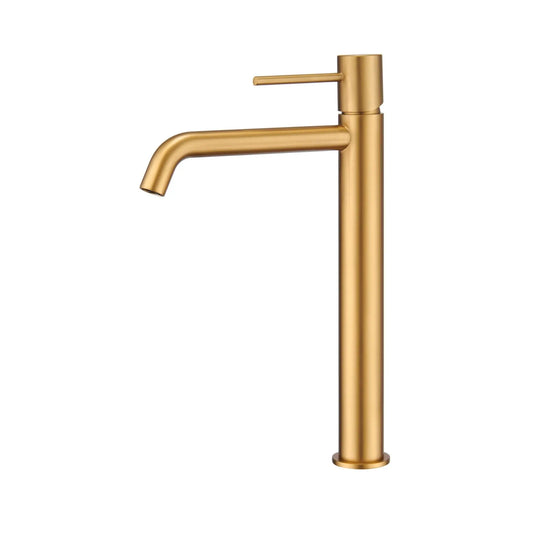 Torneira de Lavatório Alta Monza Imex em acabamento Ouro Mate