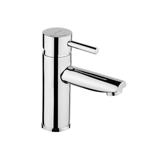 Torneira de lavatório monocomando Sanindusa New Icone Cold Open com acabamento cromado.