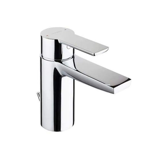 Vista lateral da torneira Sanindusa Master 40 destacando o design robusto e acabamento cromado de alto brilho.