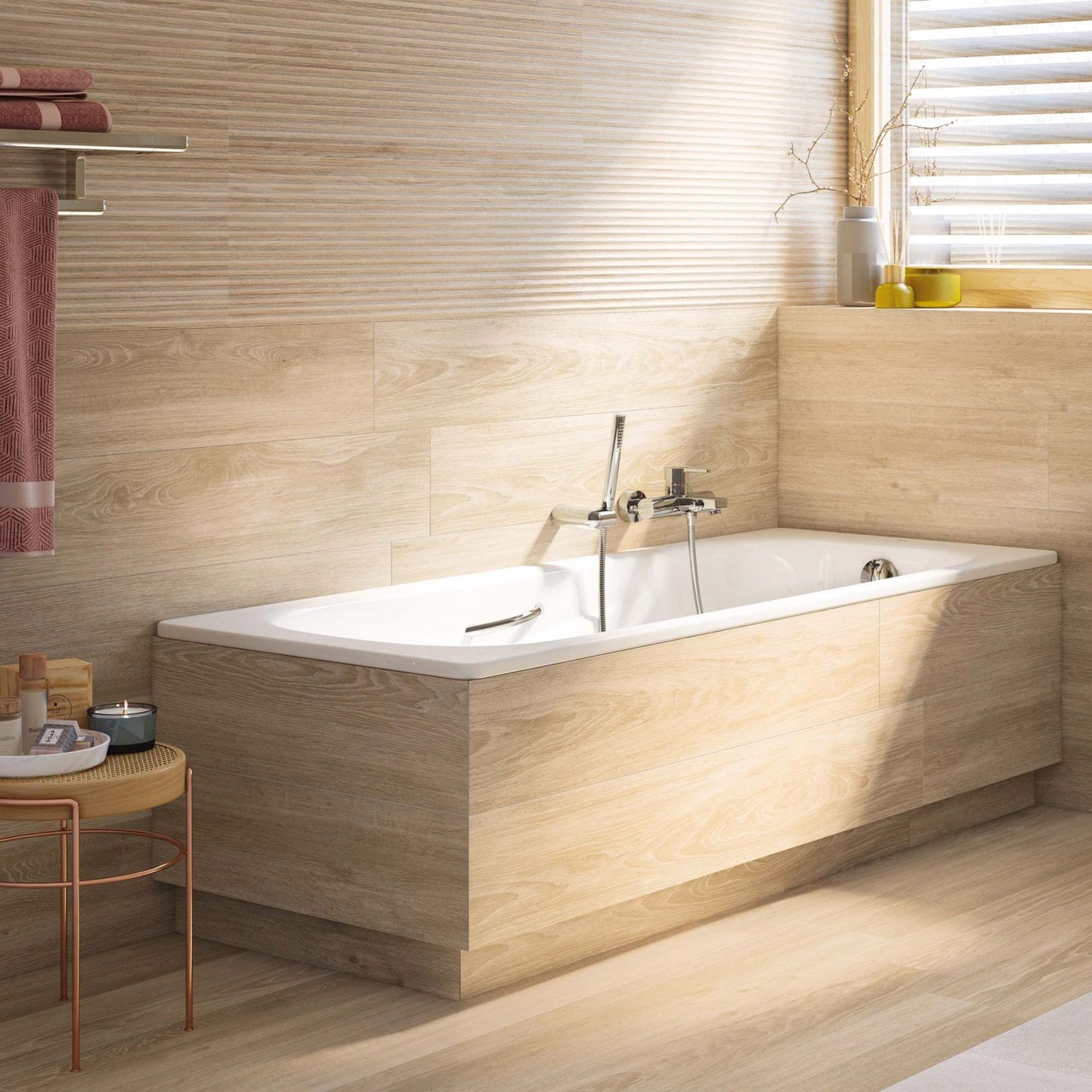 Decorado Cerâmico 30x90cm Abbey Suite Roble 1a