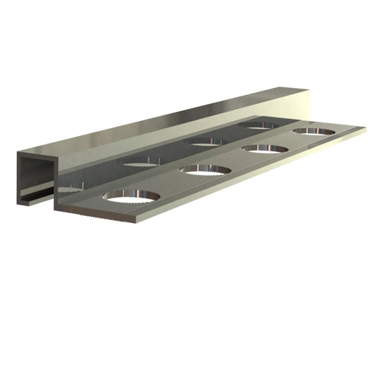 Perfil listelo de alumínio 3 metros | Promolar Promolar