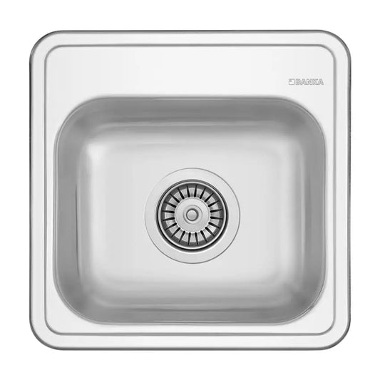 Lava louça INOX 381x381 de 1 pia | E12153NP INAREL