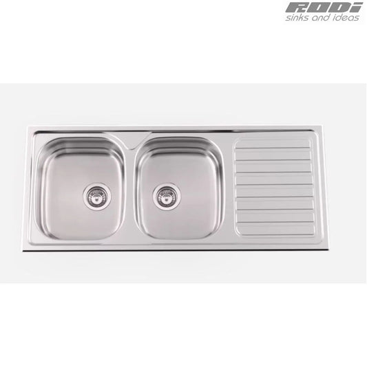 Lava louça OKIO line 116 flat polido | 16F6KO2P321A0 | Rodi RODI